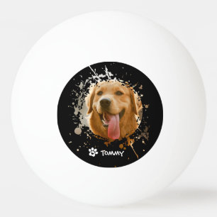 Personalised Custom Photo with Name   Ping Pong Ball