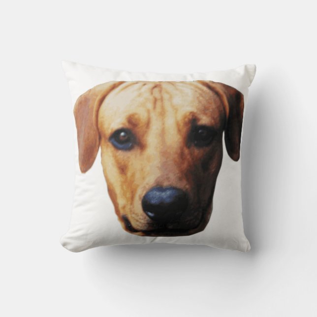 Personalised Custom Picture Dog Face Pillow (Front)