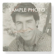 Personalised Custom Picture Square Stone Coaster