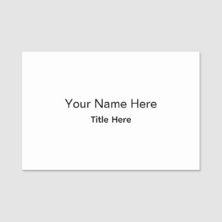 Personalised Custom Professional Employee Magnetic Name Tag