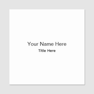 Personalised Custom Professional Employee Magnetic Name Tag