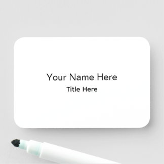 Personalised Custom Professional Employee Magnetic Name Tag