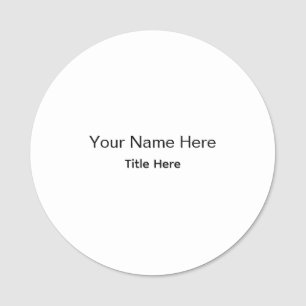 Personalised Custom Professional Employee Magnetic Name Tag