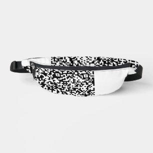 Personalised Custom QR Code Fanny Pack Example