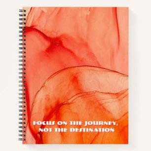 Personalised Custom Quote Spiral Notebook 