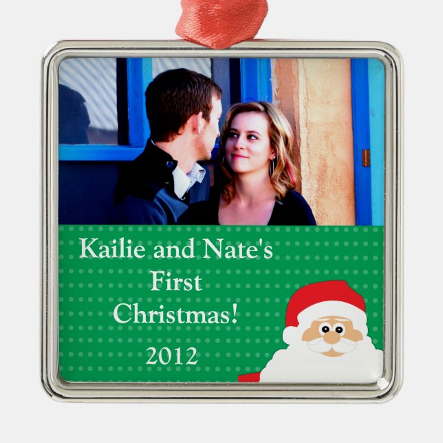 Personalised Custom Santas Beard Ornament (Front)