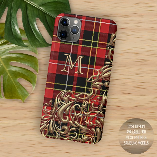 Personalised Custom Scottish Tartan Checks Pattern Case-Mate iPhone Case (Creator Uploaded)