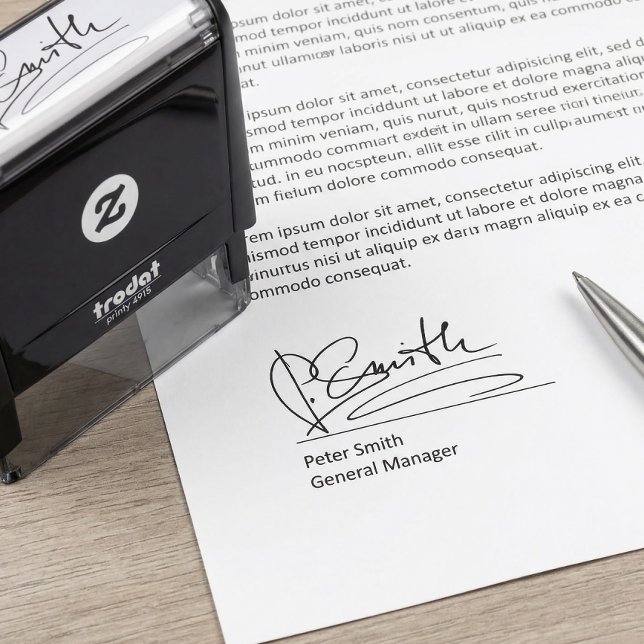 Personalised Custom Signature Self-inking Stamp (Creator Uploaded)