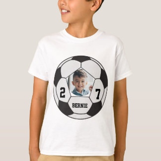 Personalised custom soccer ball player sports team T-Shirt