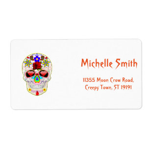 Personalised Custom Sugar Skull Halloween
