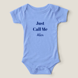 Personalised Custom Text Baby T-Shirt Gift Design
