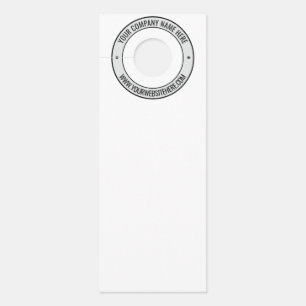 Personalised Custom Text Business Door Hanger