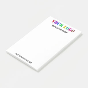 Personalised Custom Text Company Logo Sticky Notes