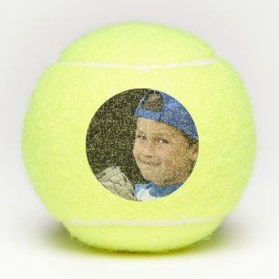 Personalised  Custom tTennis Player Photo Tennis Balls