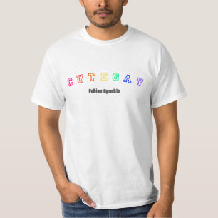Personalised Custom Vintage Pride Rainbow Font T-Shirt