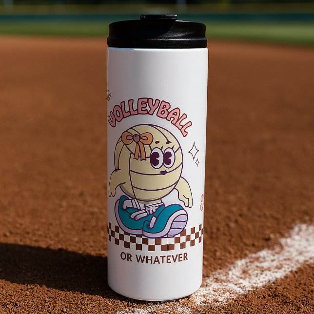 Personalised Custom Volleyball Mother Thermal Tumbler (Creator Uploaded)