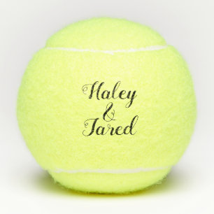 Personalised Custom Wedding Engagement Tennis Balls