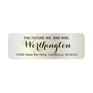Personalised Custom Wedding Future Mr and Mrs
