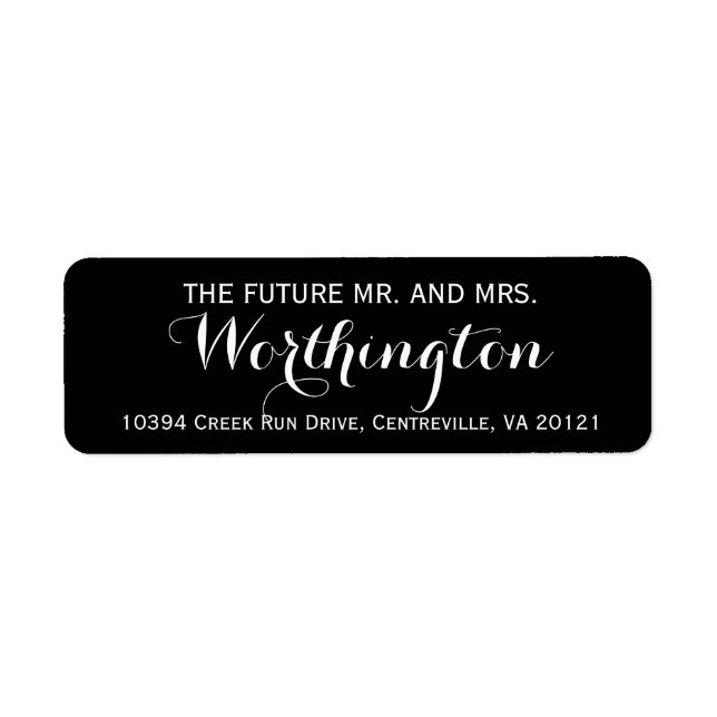 Personalised Custom Wedding Future Mr and Mrs (Front)