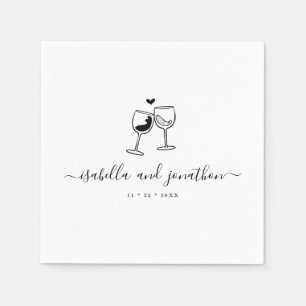 Personalised Custom Wine Tasting Themed Napkins