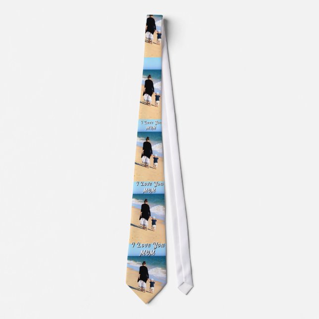 Personalised Custom Your Mum Photo Neck Tie (Front)