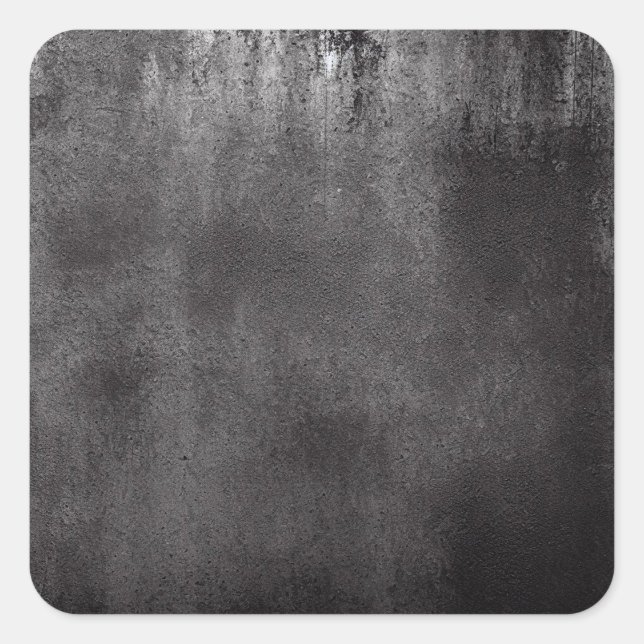 Personalised Custom Your Own Black Chalkboard Square Sticker (Front)