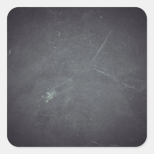 Personalised Custom Your Own Black Chalkboard Square Sticker