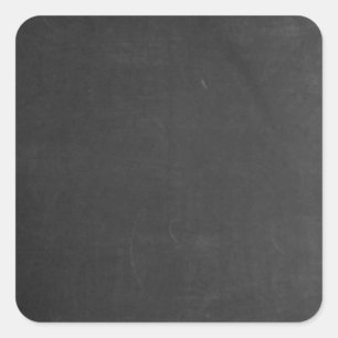 Personalised Custom Your Own Black Chalkboard Square Sticker