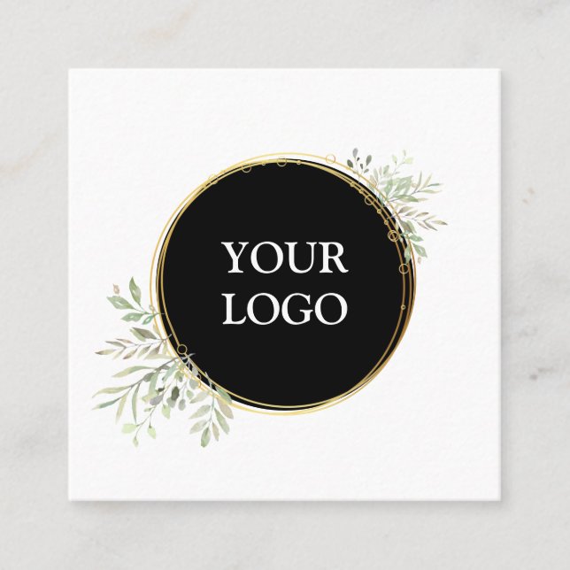 Personalised Custom Your Own Logo Square Business Card (Front)