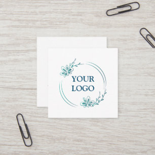 Personalised Custom Your Own Logo Square Business Card