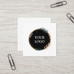 Personalised Custom Your Own Logo Square Business Card