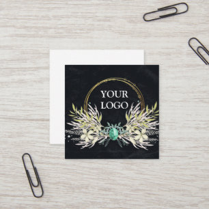 Personalised Custom Your Own Logo  Square Business Card