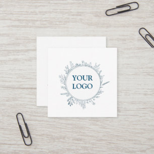 Personalised Custom Your Own Logo Square Business Card