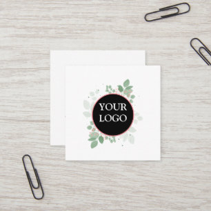 Personalised Custom Your Own Logo Square Business Card