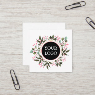 Personalised Custom Your Own Logo Square Business Card