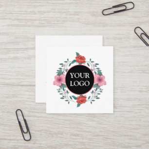 Personalised Custom Your Own Logo Square Business  Card