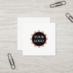 Personalised Custom Your Own Logo Square Business Card