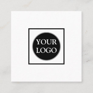 Personalised Custom Your Own Logo Square Business  Square Business Card
