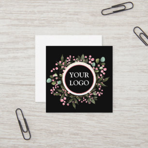 Personalised Custom Your Own Logo Square Business Square Business Card