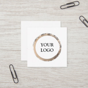 Personalised Custom Your Own Logo Square Business Square Business Card