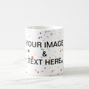 Personalised Custom Your Own Photo abstract art  Coffee Mug