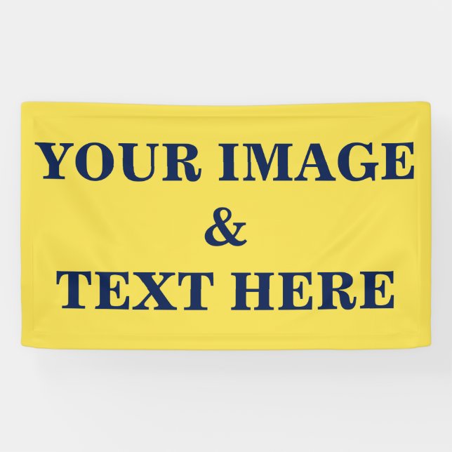 Personalised Custom Your Own Photo Banner (Horizontal)