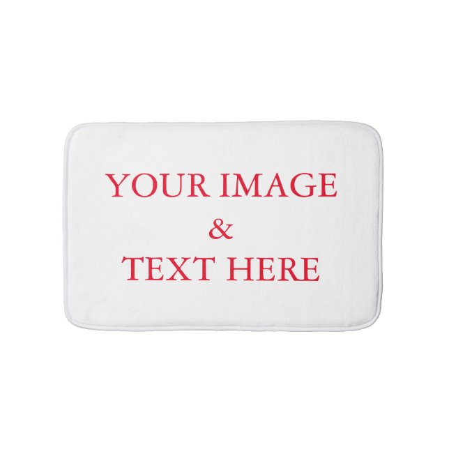 Personalised Custom Your Own Photo Bath Mat (Front)