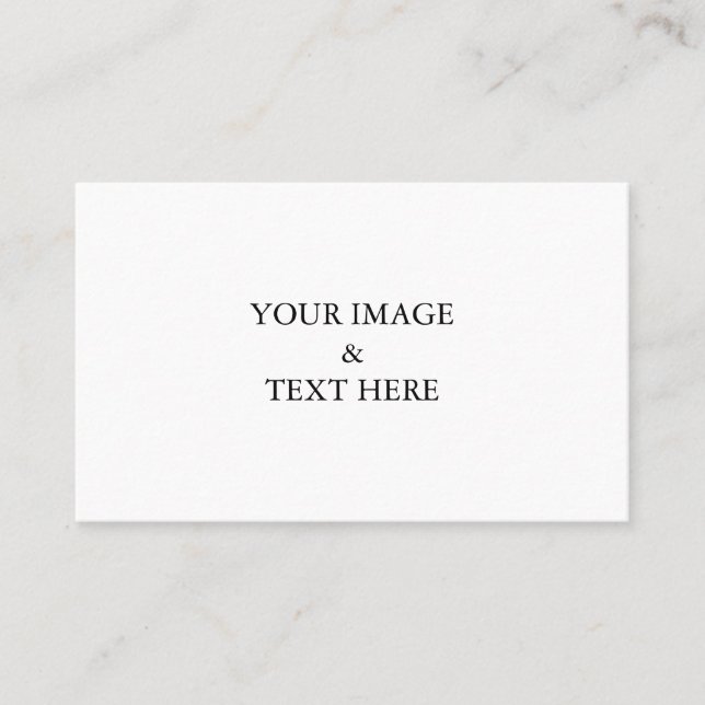 Personalised Custom Your Own Photo Business Card (Front)
