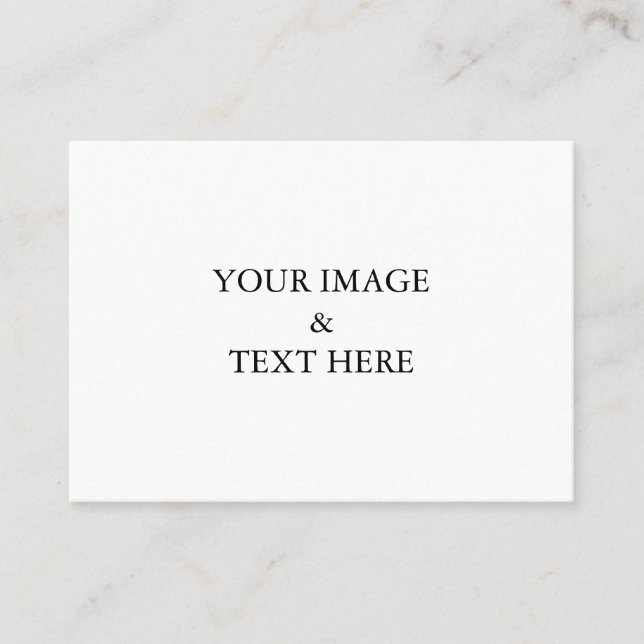 Personalised Custom Your Own Photo Business Card (Front)