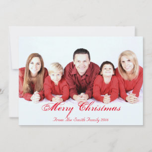 Personalised Custom Your Own Photo Christmas Holiday Card