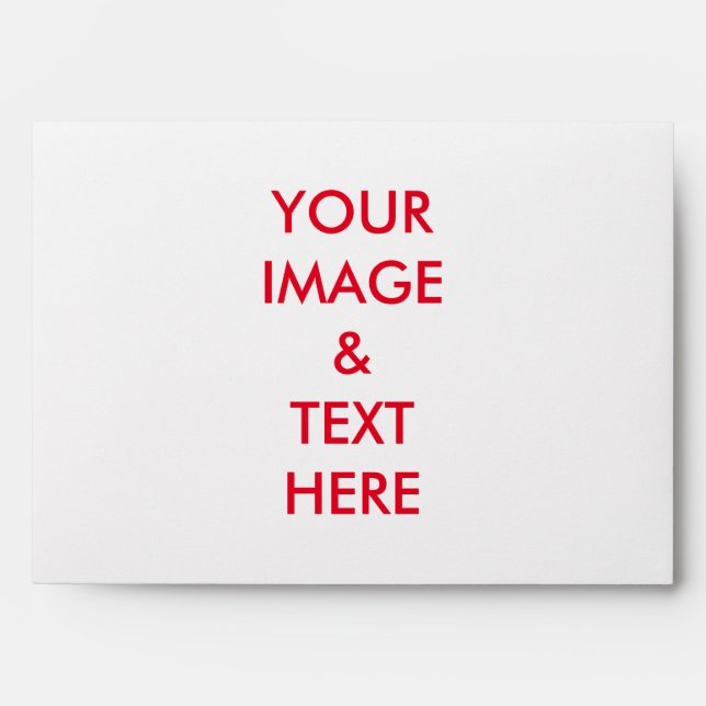 Personalised Custom Your Own Photo Envelopes (Front)