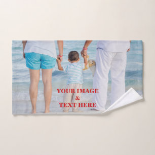 Personalised Custom Your Own Photo Hand Towel