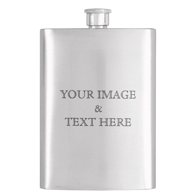 Personalised Custom Your Own Photo Hip Flask (Front)