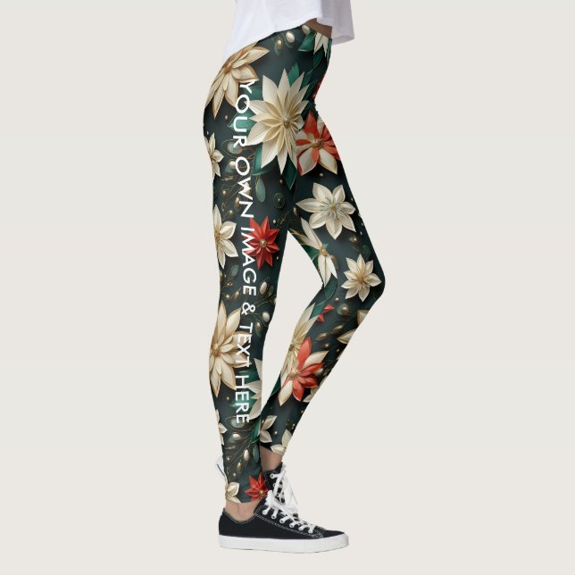 Personalised Custom Your Own Photo Image Leggings (Right)